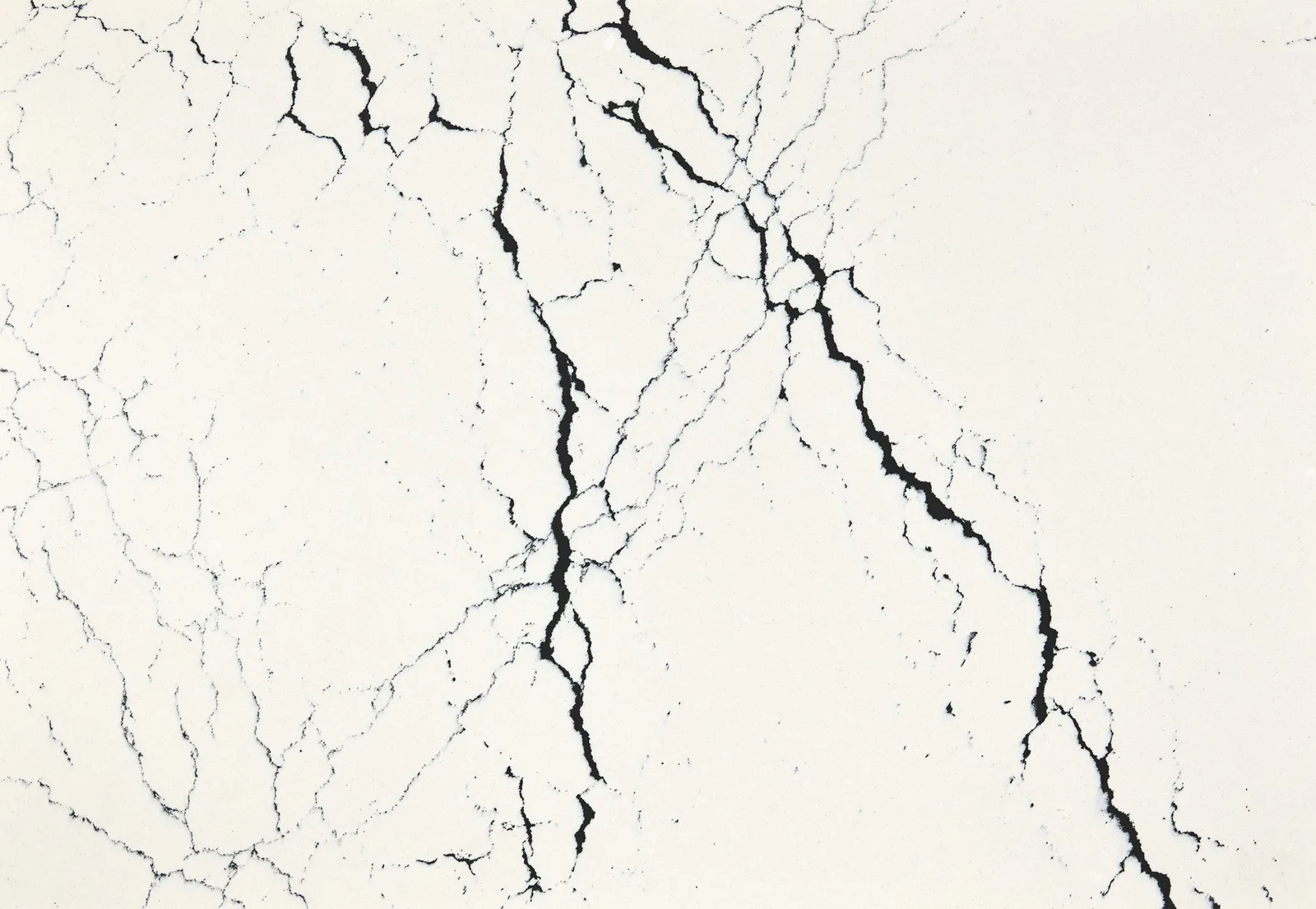 Hemsworth Quartz Countertop in polished finish, 132" x 65.5", 3 cm thick, luxurious stone look, made of quartz