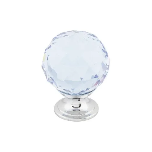Light Blue Crystal Knob