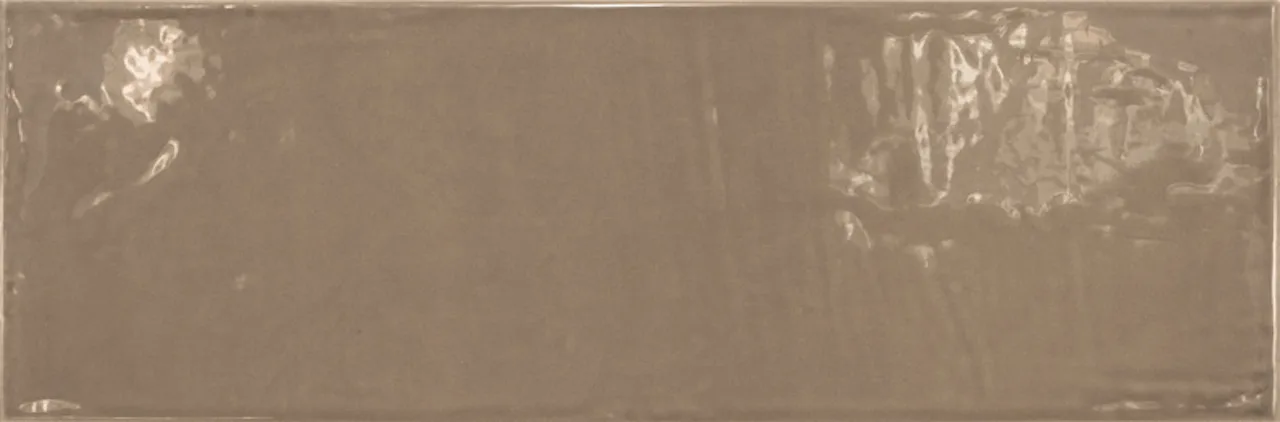 Country Tobacco ceramic tile in rich brown color, sizes 2.5x8 and 2.5x16, made from high-quality ceramic