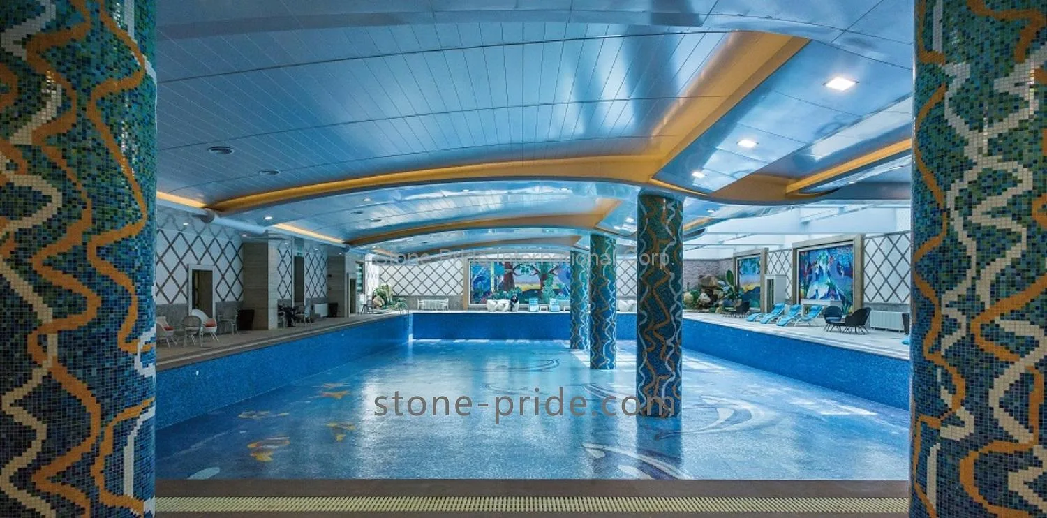 Custom Glass Pool Mosaic