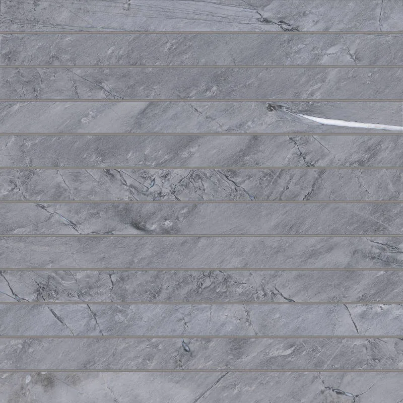 Prati Breccia Grey Mosaic Tile 12x12 honed porcelain for floors, walls, and showers