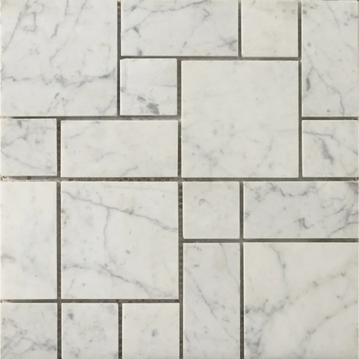 Marble Nantes 12x12 Honed Mini Versailles Pattern Mosaic