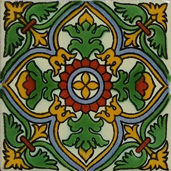 L120 - Bosque Verde Talavera Tile