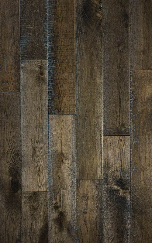 Merindah Solid Hardwood Brown Wood Hand Scraped Distressed Oak 3/4x5xRL