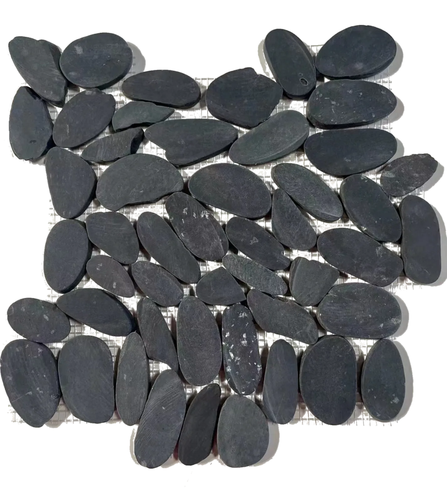Poppy Seed Flat Pebble Mosaic