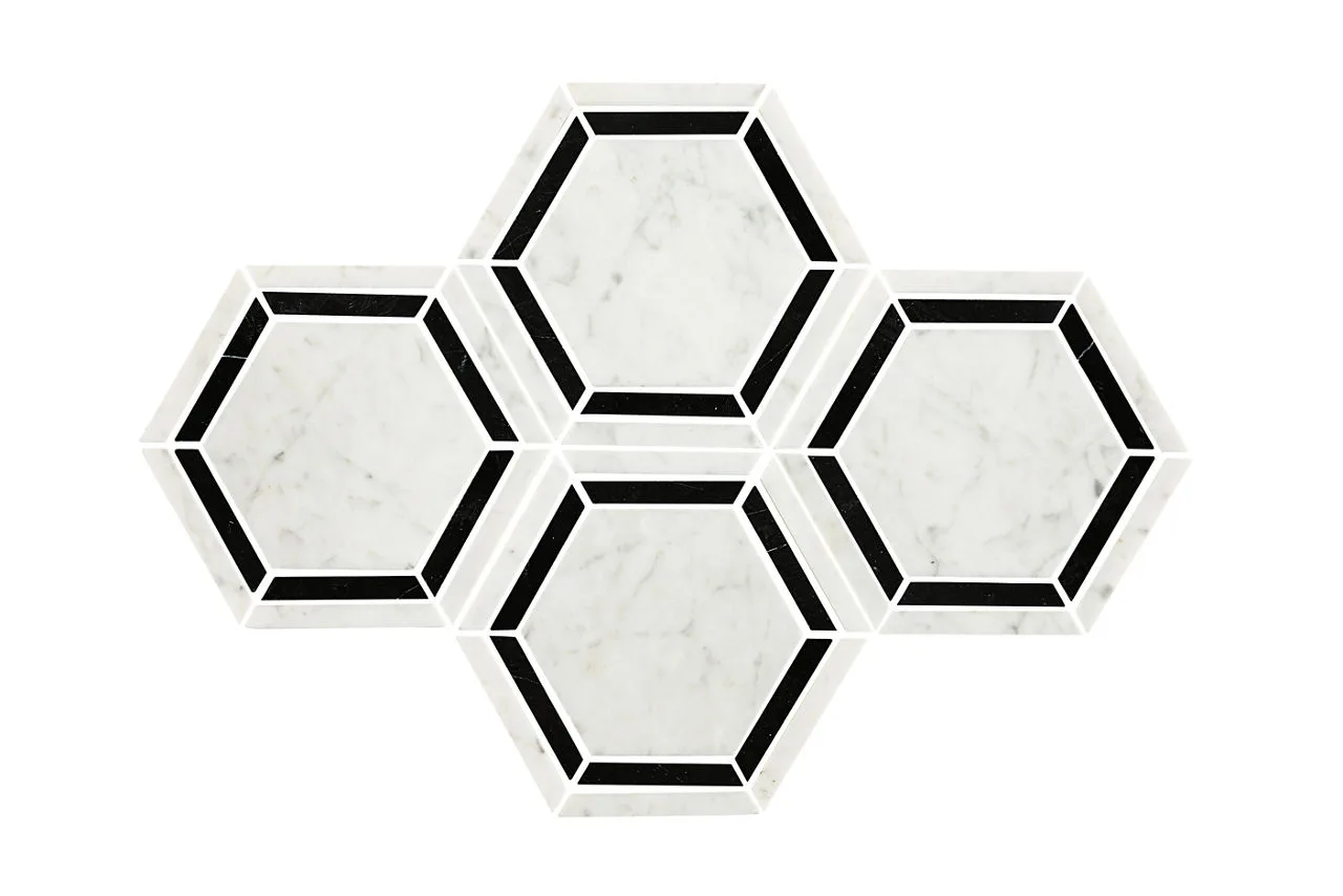 Daltile Marble Black/White