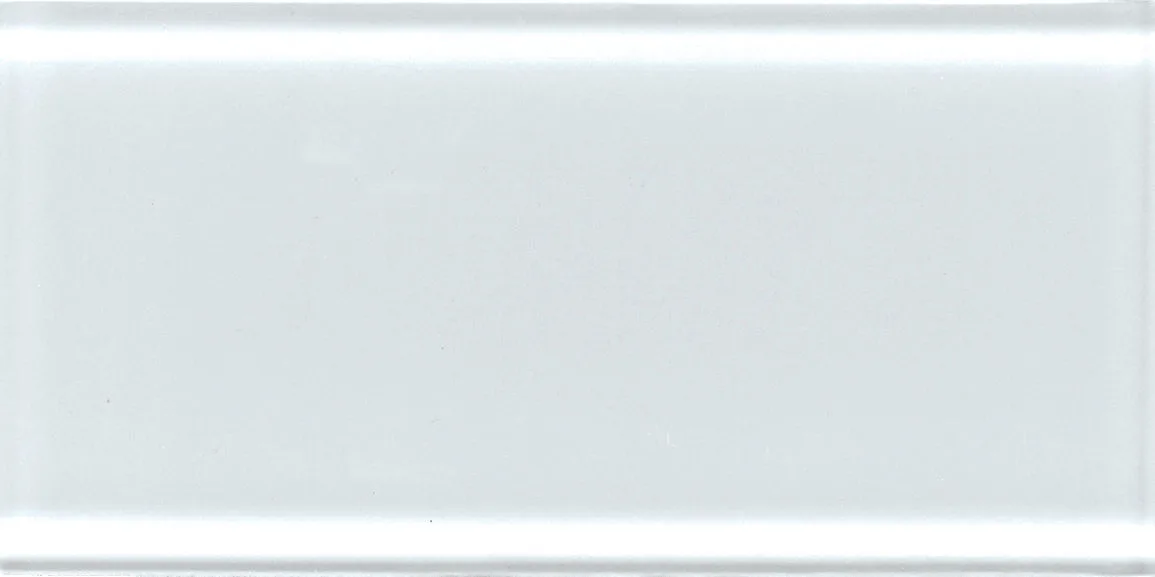 Daltile Color Wave Feather White 2X12, Glossy, Rectangle Wall Tile