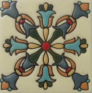 Chiapas "La Paz" Handcrafted Relief Mexican Tile