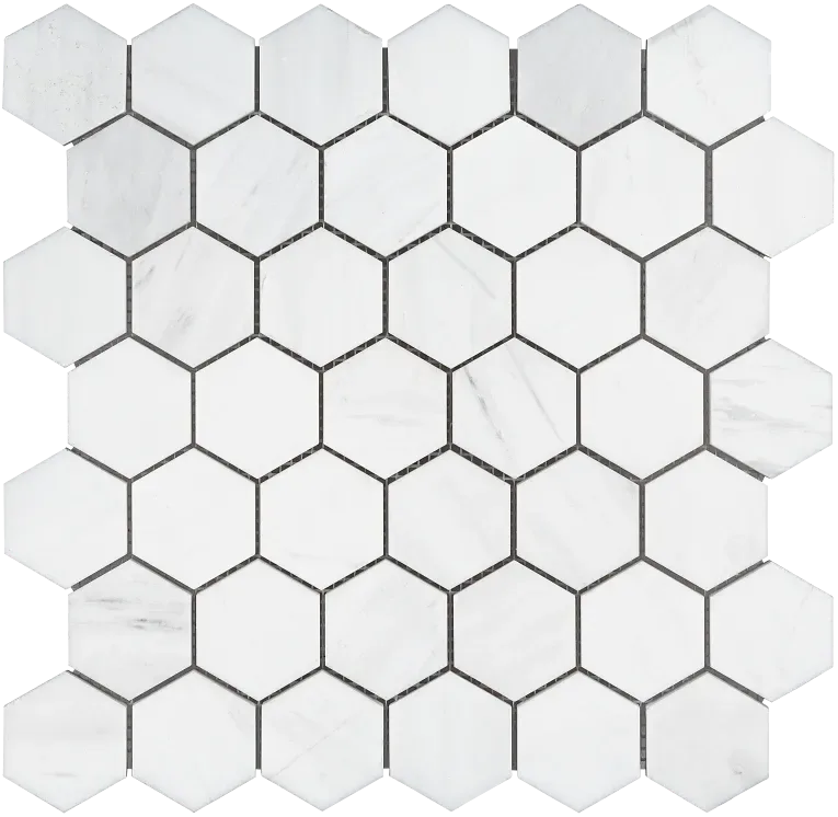 Dolomite White Hexagon