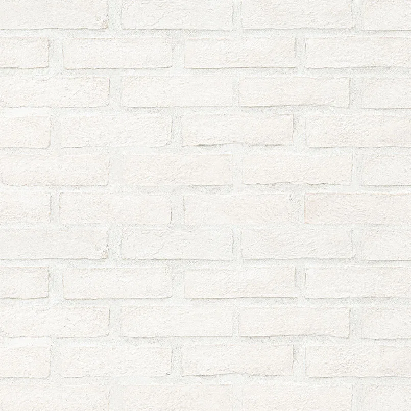 Alpine White Clay Brick 2.25x7.5 Mesh
