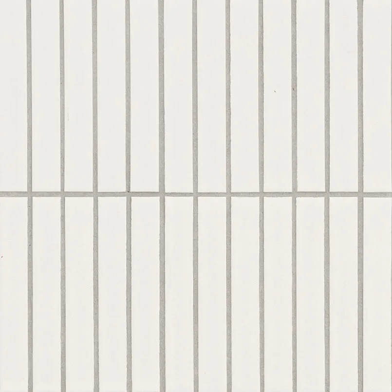 White Matte 1x6 Stack Pattern