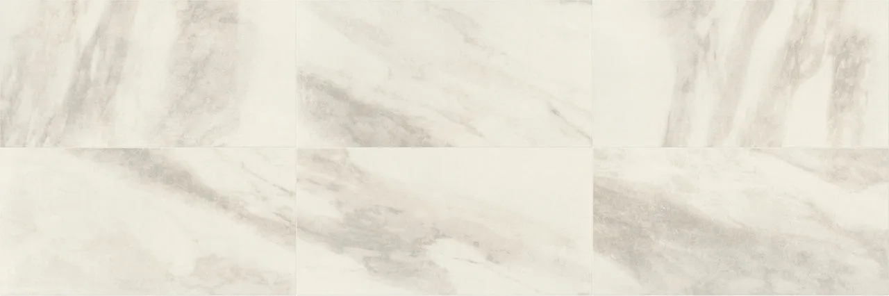 Marazzi Historia Heirloom White Porcelain Tile 12x24 Light Polished ColorBody