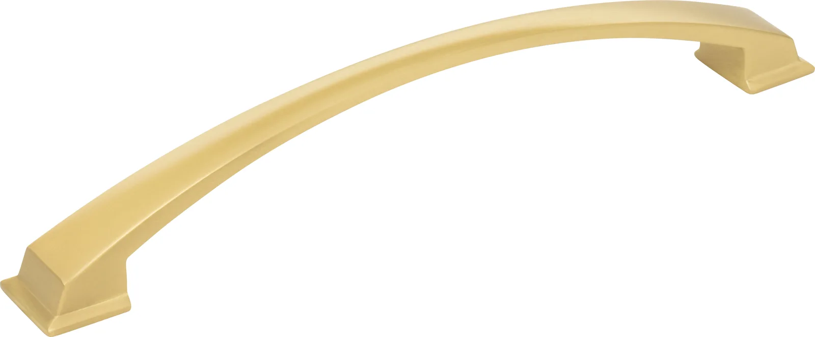 192 mm Arched Roman Cabinet Pull in Brushed Gold finish, decorative hardware for cabinets