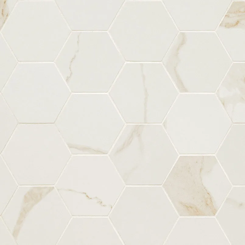 Eden Calacatta 3x3 Hexagon