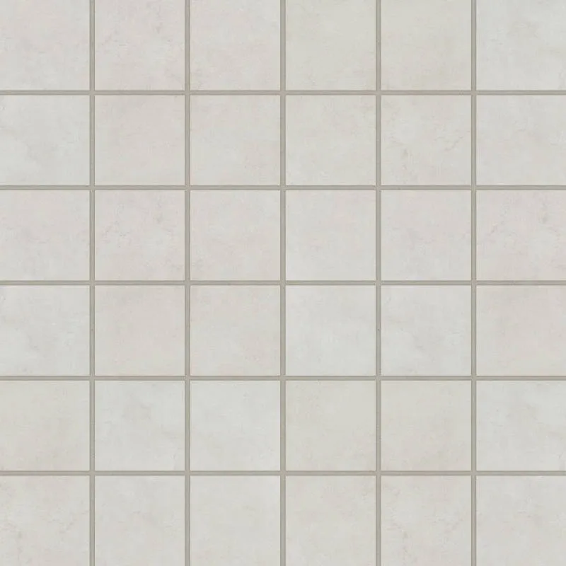 Loft Soft Grey Mosaic Tile 12x12 Porcelain Honed Finish