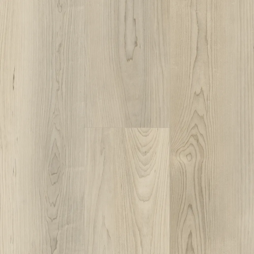 Merriment Luxury Vinyl Plank in Tan Wood finish, 7mm thick, European Oak and Maple, from the Painted Sky Collection