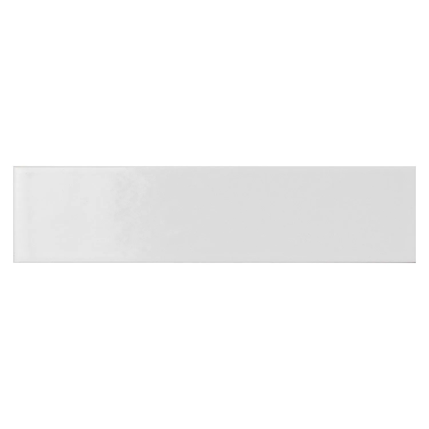 Bianco Ceramic Tile in white satin and gloss finishes, size options 0.5x10 and 2x10, made of ceramic pressed material
