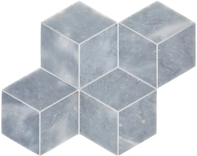 D Blue Rhomboid
