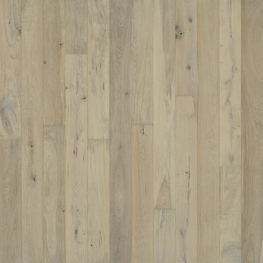 Grain & Saw engineered hardwood flooring in Ruskin color, maple species, 7/16x6xRL-74 size