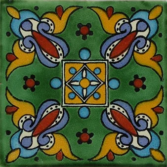 L96 - Green Arteaga Talavera Tile