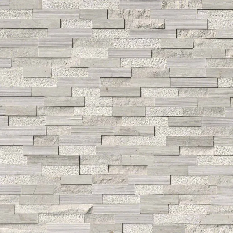 White Oak Multi Splitface Panel