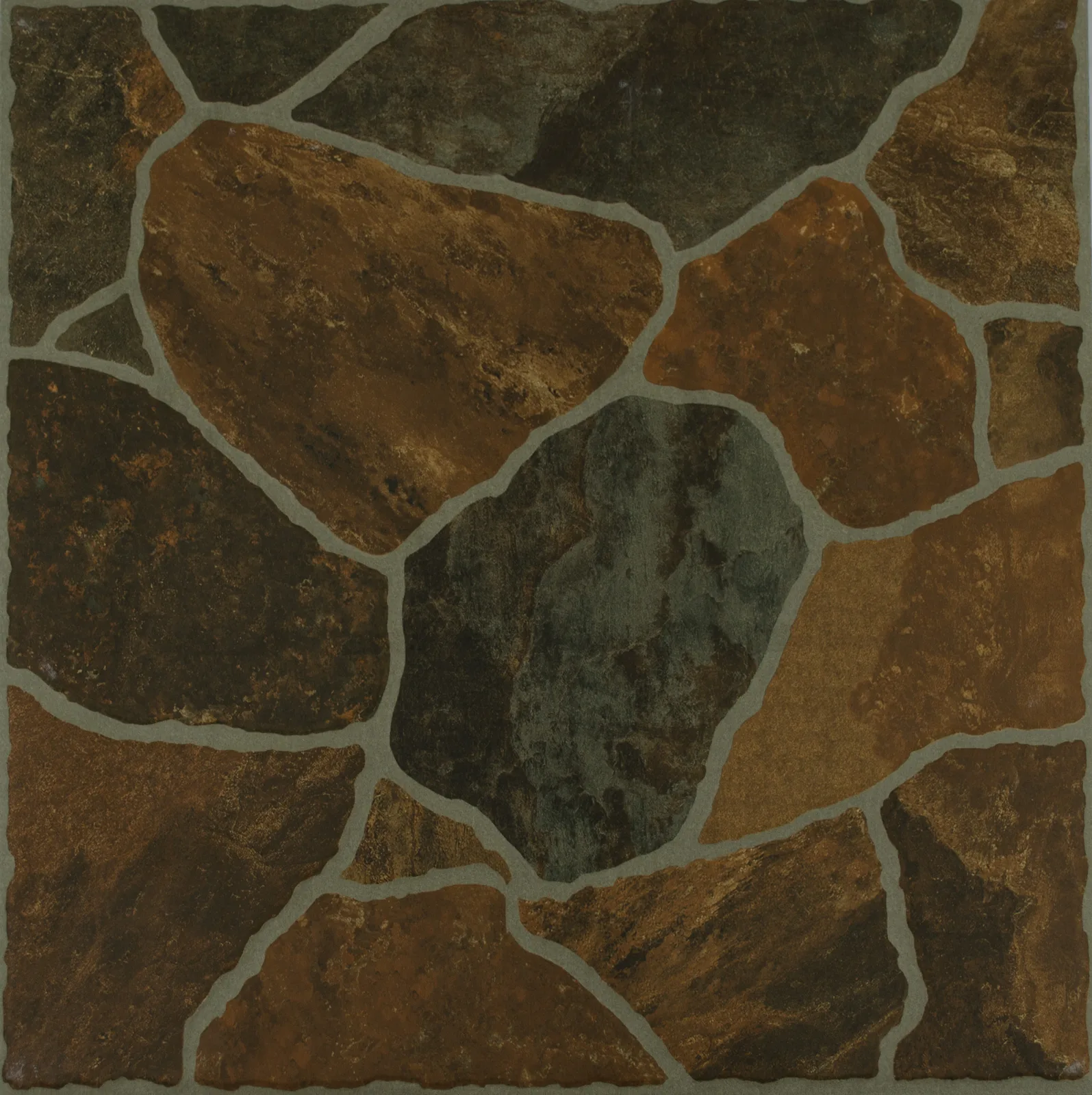 Terrace Brown ceramic tile 20x20 size in brown stone look finish, made from high-quality ceramic material