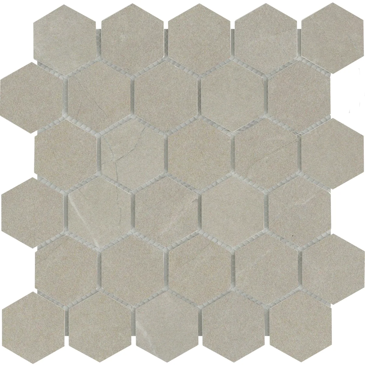 Solara Matte 2in Hexagon Mosaic