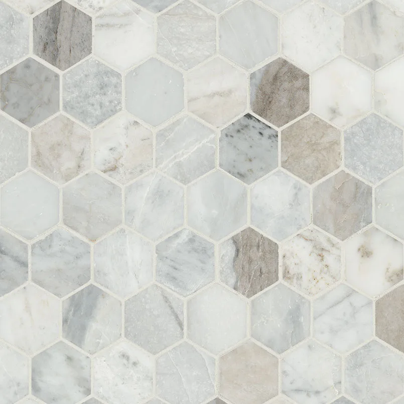 Capri Blue Hexagon