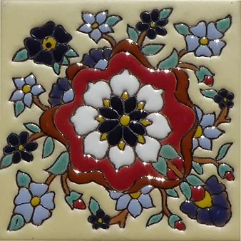 Fresnillo "La Paz" Handcrafted Relief Mexican Tile