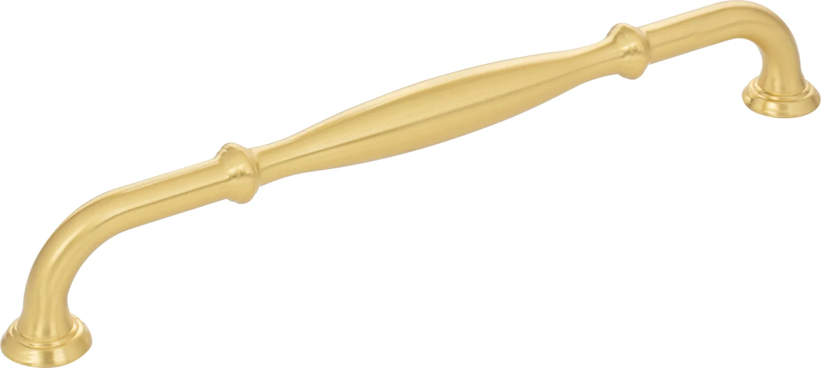 Tiffany Cabinet Pull-224 in Pewter finish, decorative hardware, overall length 9-7/8 inches, center-to-center 224 mm, ideal for cabinetry