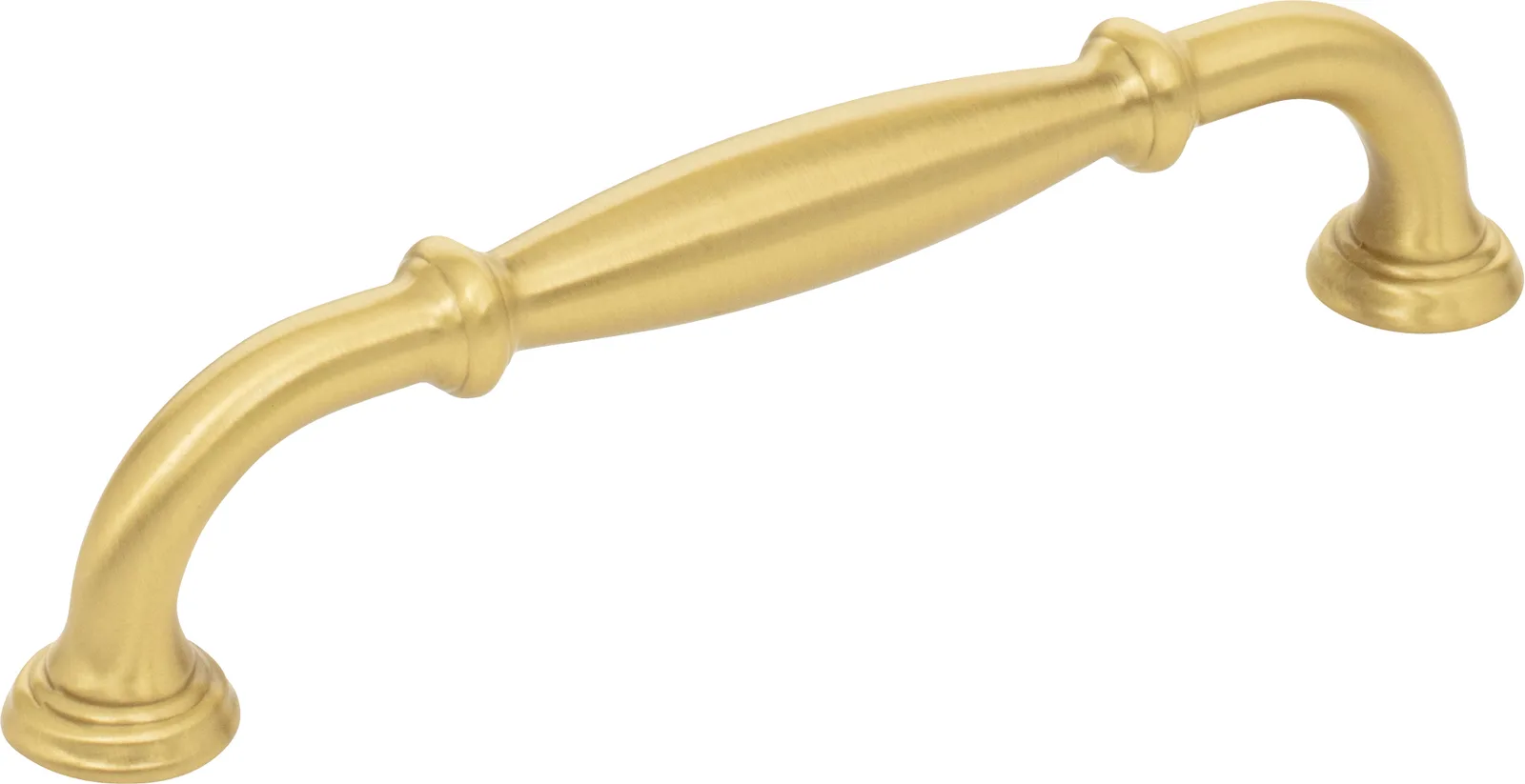 Tiffany Cabinet Pull-128 in Pewter finish, decorative hardware with 128 mm center to center measurement, made of durable metal.