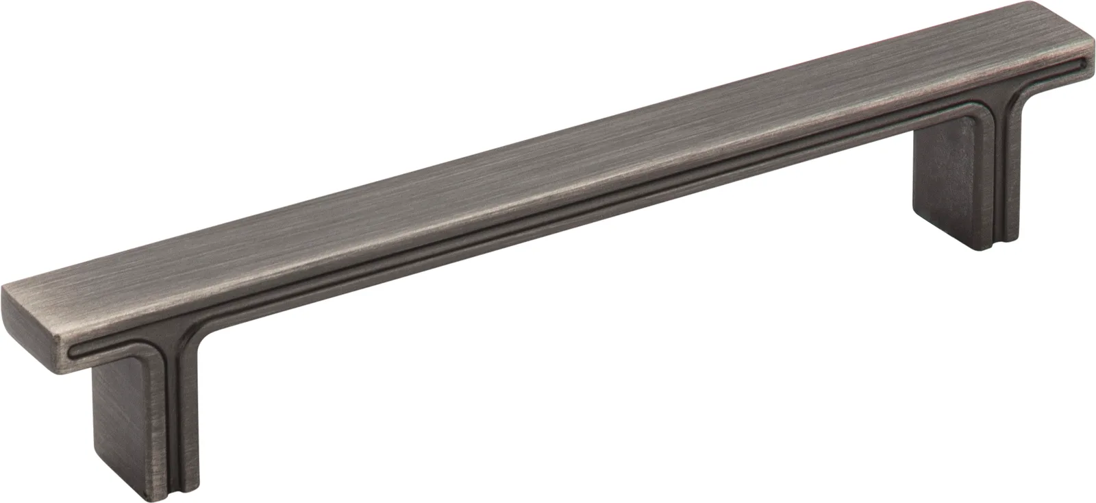 Anwick Cabinet Pull-128 in Brushed Pewter, decorative hardware for cabinets, 128 mm center-to-center