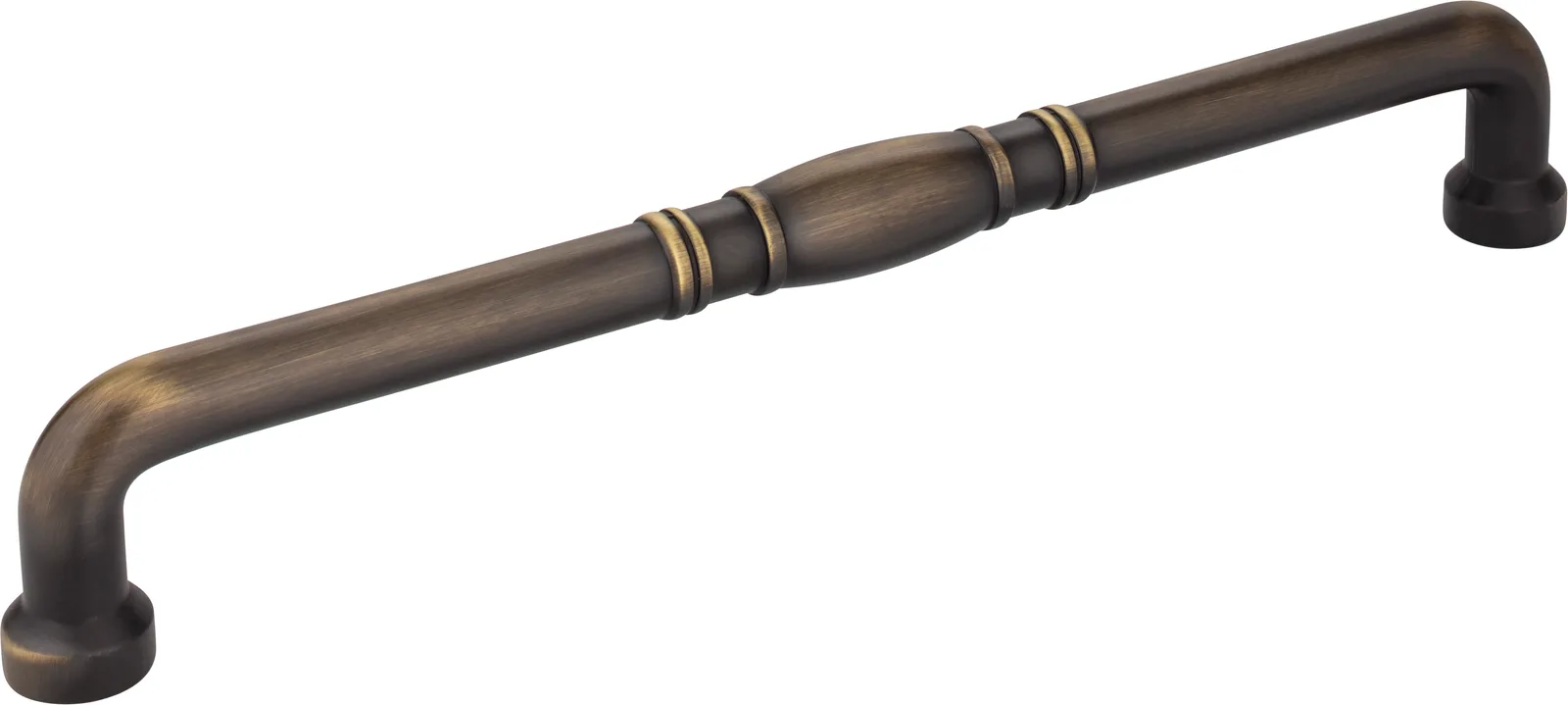 Durham Appliance Handle-12 in Dark Bronze, 13 inches overall length, decorative hardware by Jeffrey Alexander