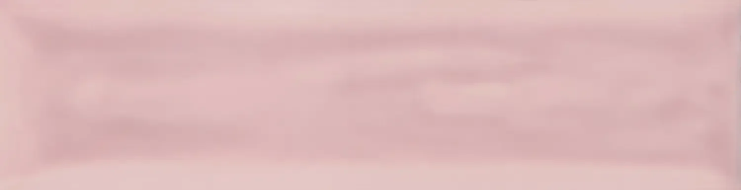 Velvet Pink 3x12 ceramic wall tile from Roca USA, soft pink color, ideal for backsplash and wall applications