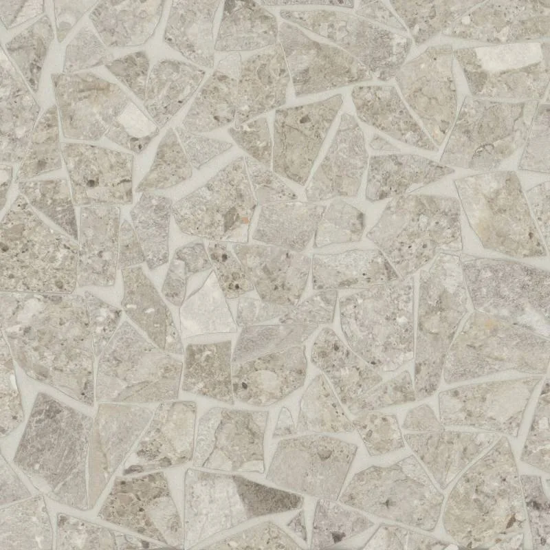 Frammenta Beige Mosaic Tile 12x12 Porcelain Square for floors, walls, and wet areas