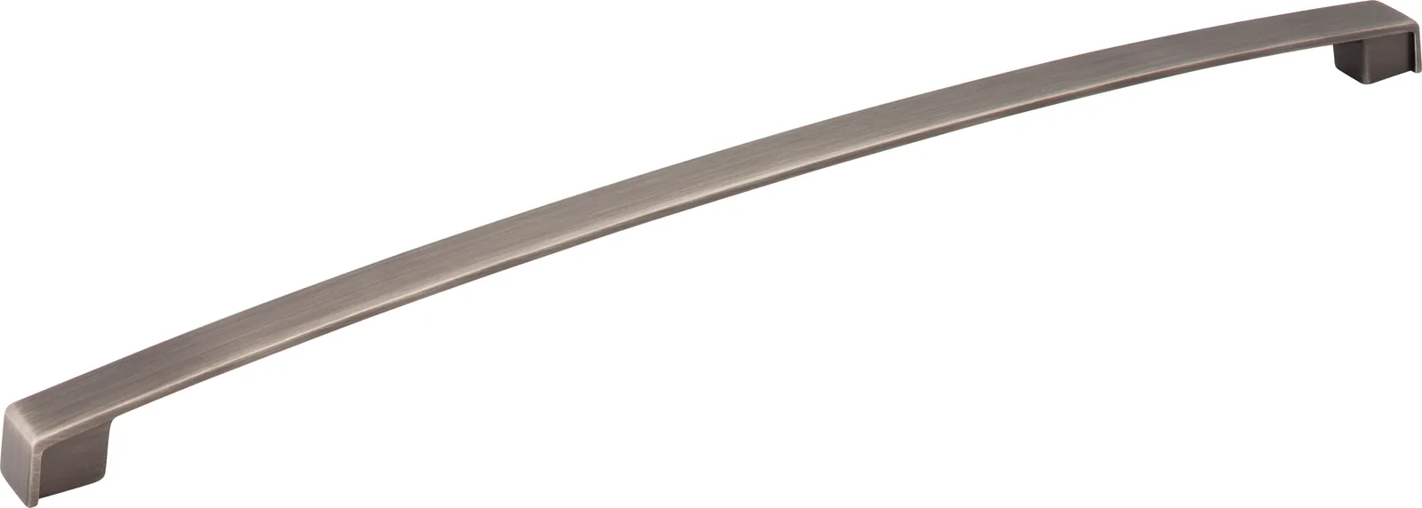 Merrick Cabinet Pull-320 in Matte Black, decorative hardware, 320 mm center-to-center, 13-1/16 inches overall length, elegant design