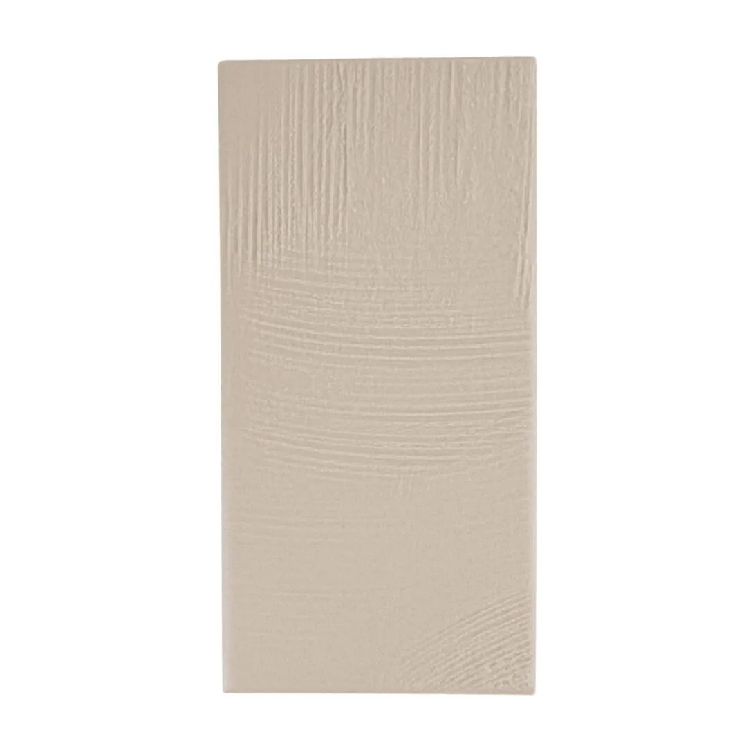 Sandstone Porcelain Tile in 7x7 and 3.5x7 sizes, through-body porcelain material, warm sandstone color.