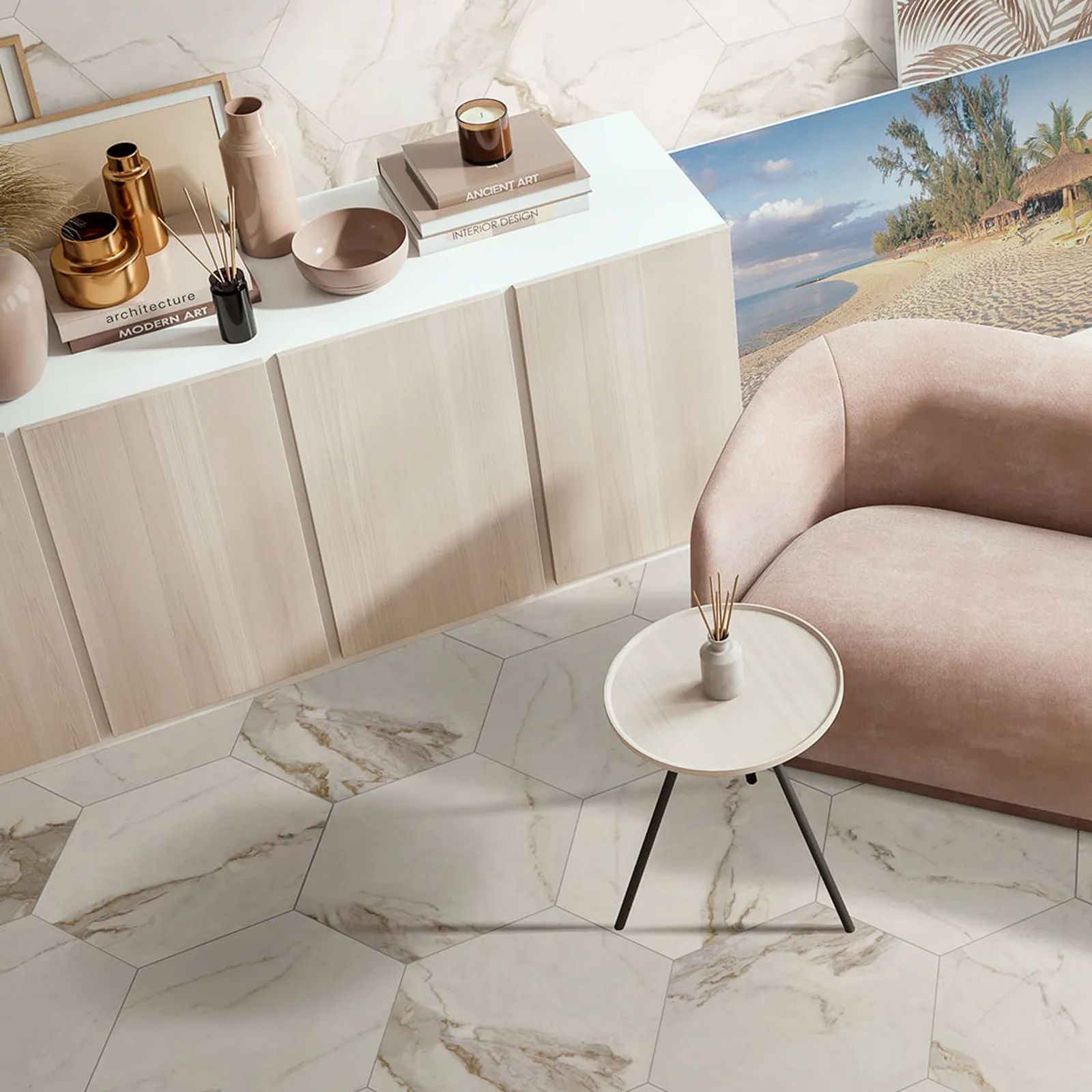Hexagon Porcelain Tile
