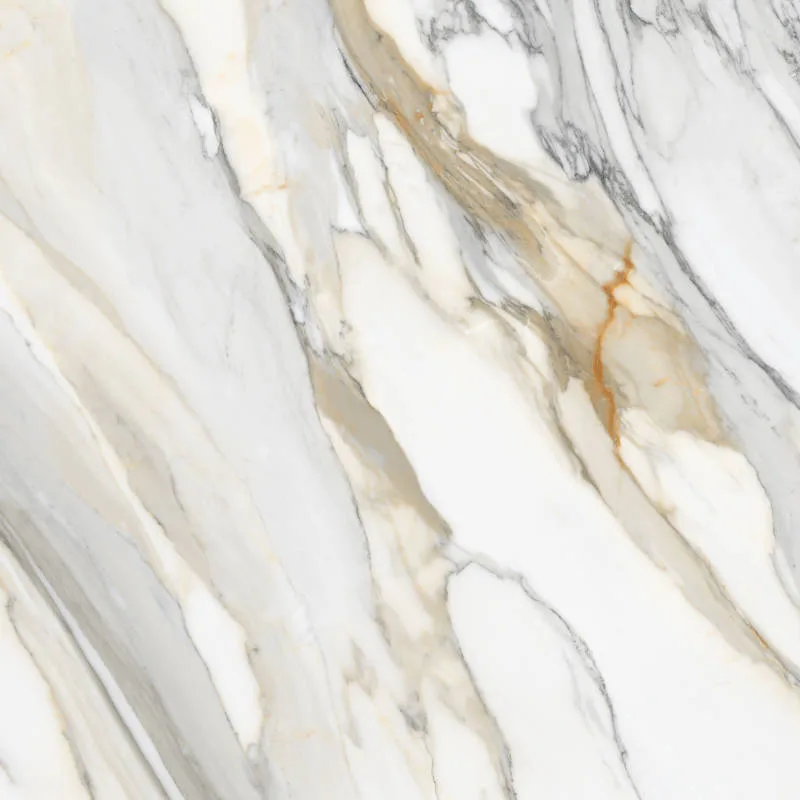 Calacatta Macchia Vecchia porcelain tile polished and honed finish 29.5x29.5 square