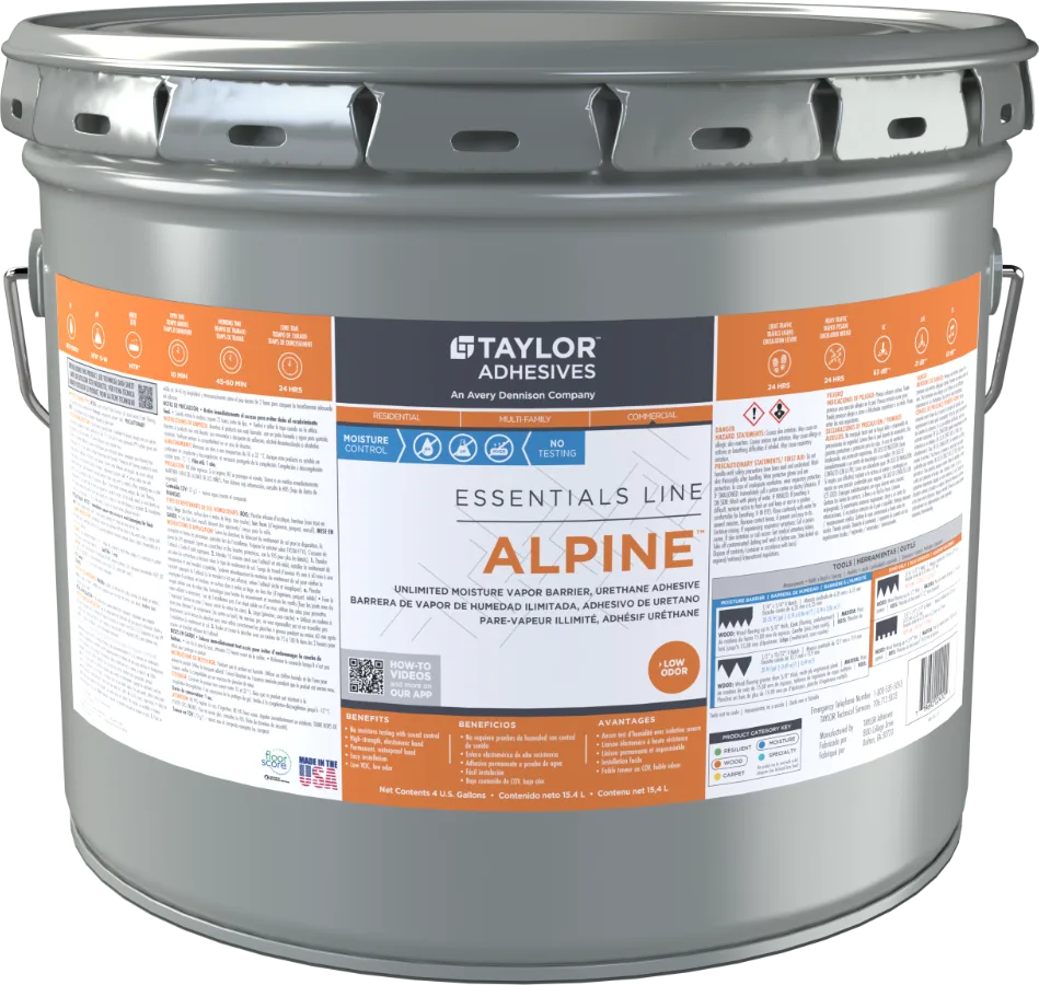 Taylor Alpine Moisture Vapor Barrier Urethane Wood Adhesive