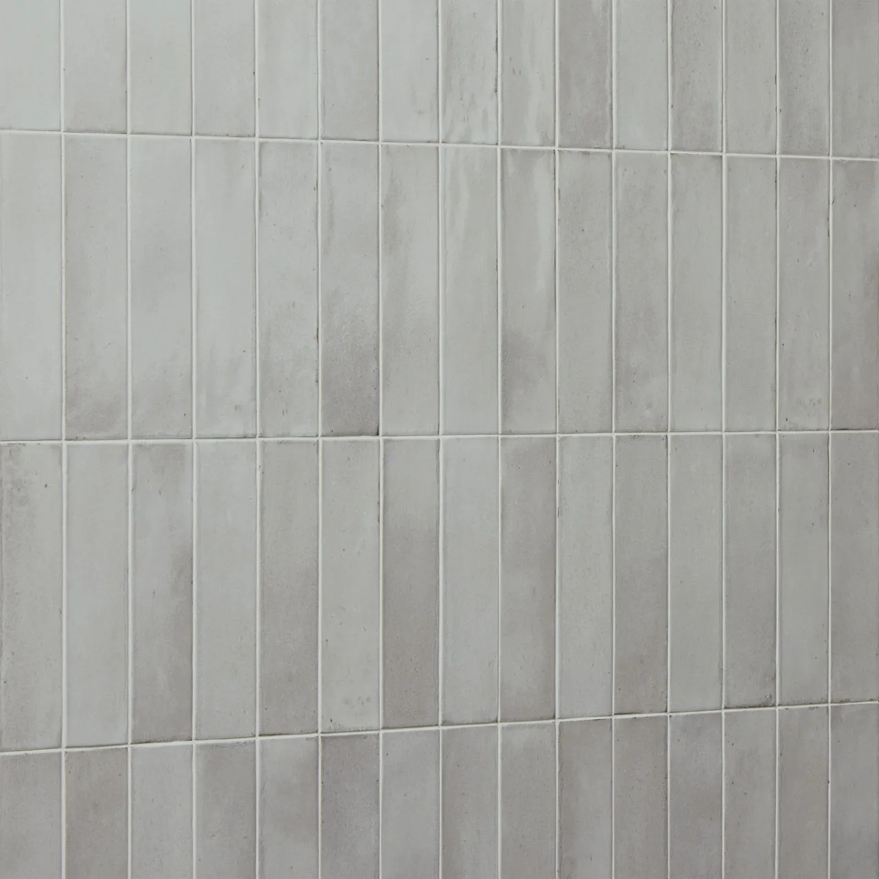 Marazzi Rice Grigio backsplash tile in glossy finish, 6x6 and 2x6 sizes, glazed porcelain material