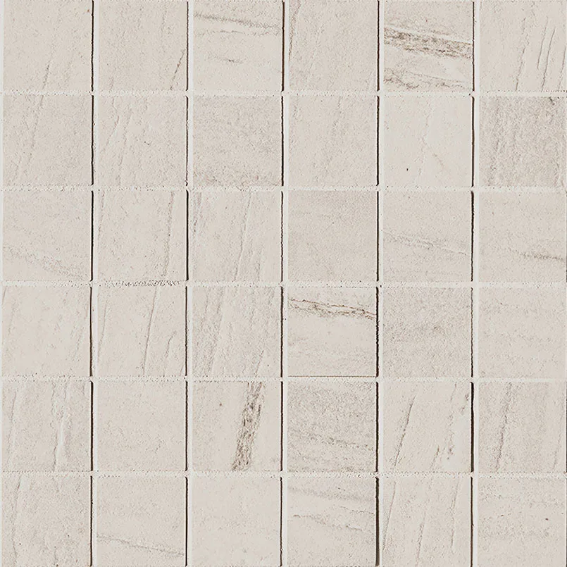 Malahari White 2x2 Lapato Mosaic 3d