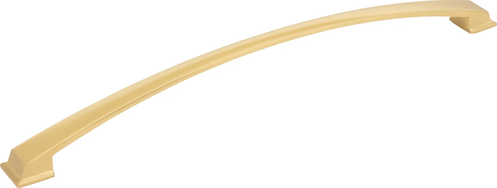 305 mm Arched Roman Cabinet Pull in Chrome, decorative hardware for cabinets, overall length 13-3/16 inches, width 1/2 inch