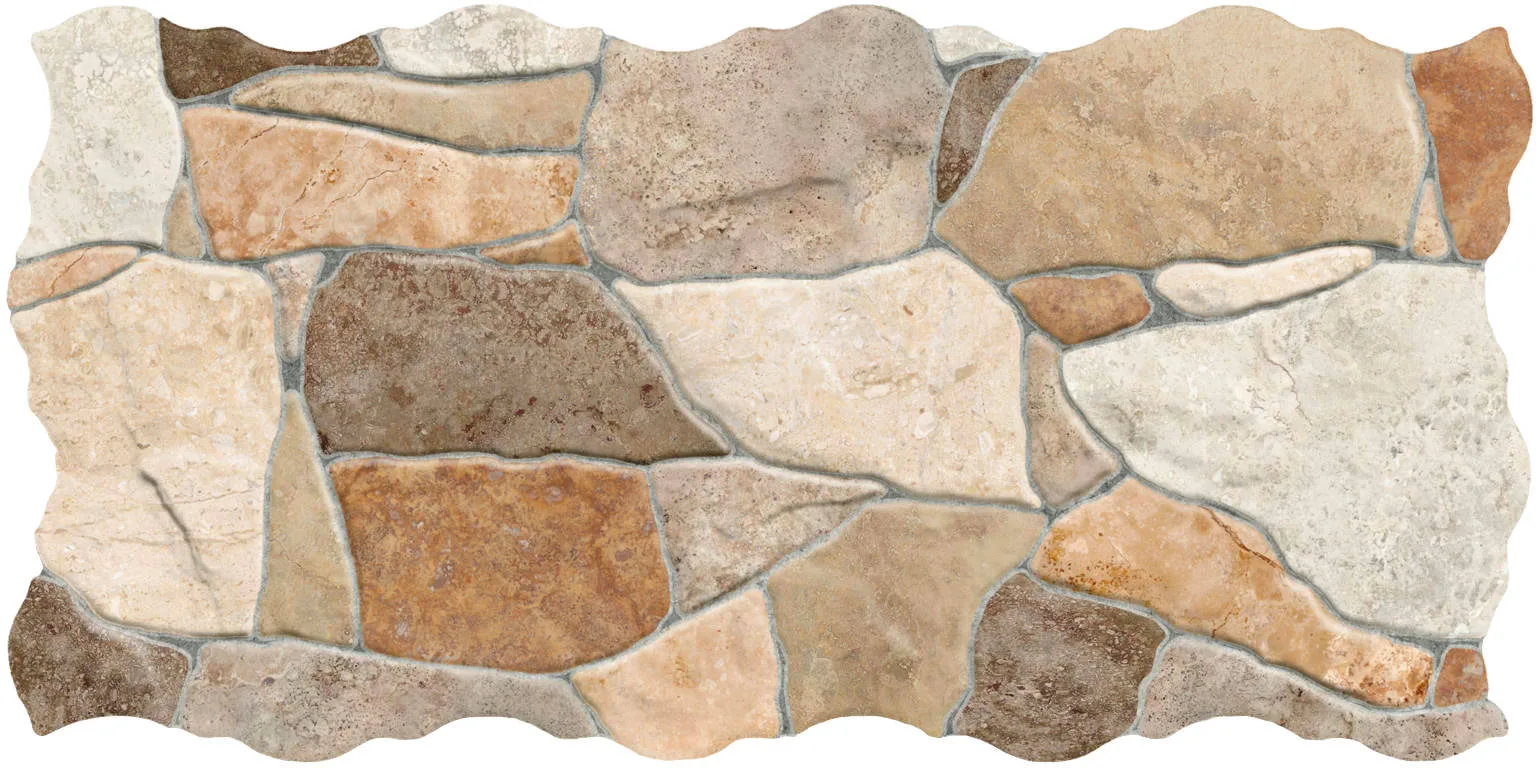 Piedra Mix porcelain tile 9x18 in a natural stone look, ideal for floor and wall applications