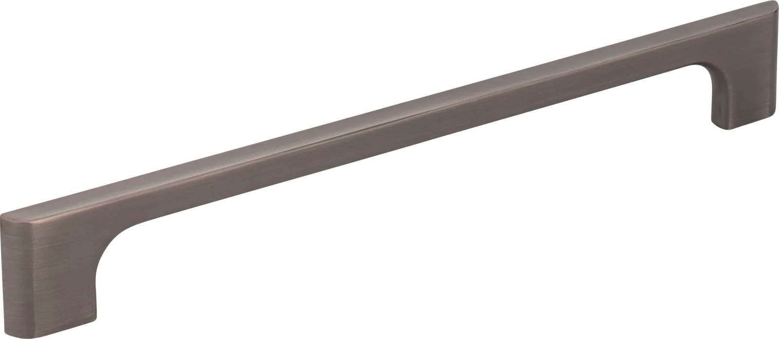 Leyton Cabinet Pull-192 in Oil Rubbed Bronze, 8-15/16" overall length, decorative hardware by Jeffrey Alexander