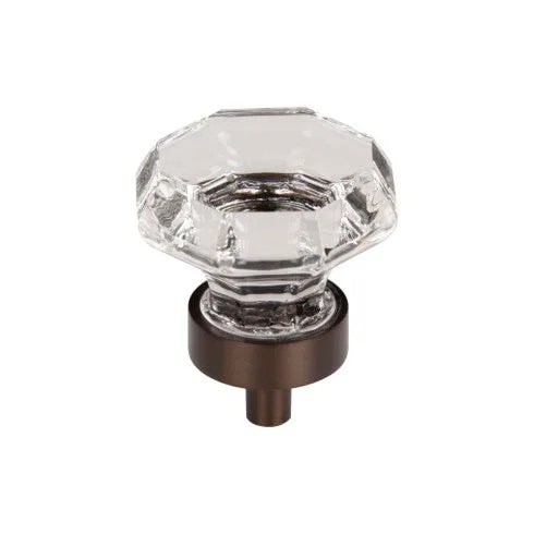 Clear Octagon Crystal Knob