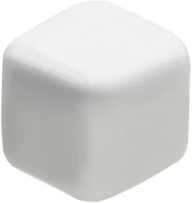 Horizon Finishing Edge ceramic tile in Frost color, 0.4x12 size, matte finish, handcrafted by ADEX USA