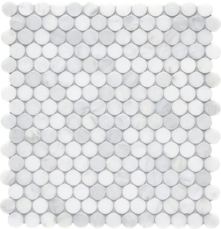 Calacatta Gris marble tile, white with grey veining, available in various sizes and finishes, ideal for interior and exterior applications.
