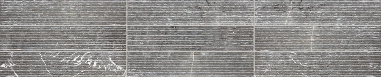 Daltile Marble Antico Scuro 4X20, Scraped, Rectangle Natural Stone Tile