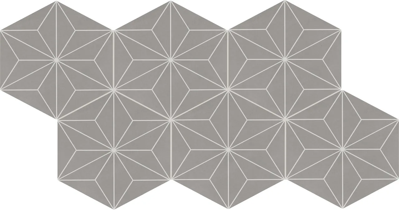 Daltile Scrapbook Memory Grey Asanoha